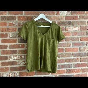 Madewell seaweed green t-shirt size M